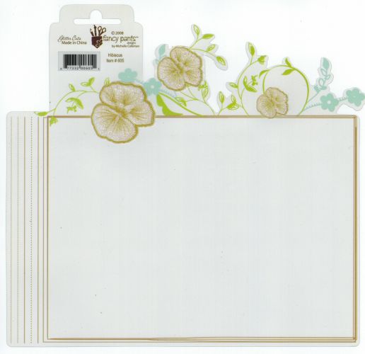 Fancy Pants - Glitter Cuts - Hibiscus